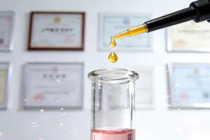 医生与患者查看基因检测报告示意图