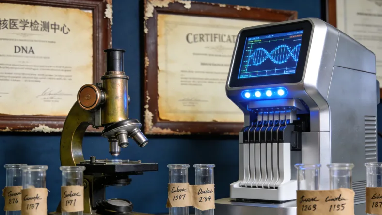 一份布满阳性标记的食物不耐受检测报告特写