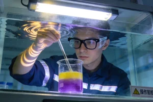 慢性荨麻疹患者手臂风团特写