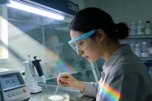 一份写有饮食注意事项的检测报告特写