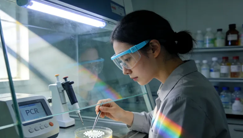 一份写有饮食注意事项的检测报告特写