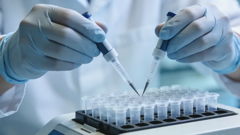 展示父母与孩子基因遗传关系的示意图