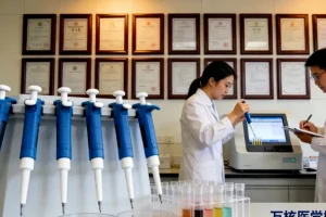 PD-L1蛋白在肿瘤细胞与T细胞间作用示意图