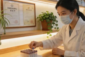 PD-L1检测原理示意图：钥匙与锁的比喻