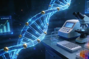 医生为乳腺癌患者讲解基因检测报告