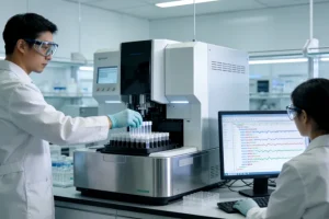 HER2阳性乳腺癌免疫组化染色示意图