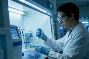 医生为乳腺癌患者讲解复查报告