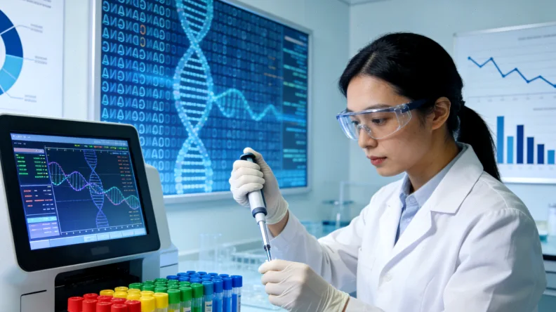 BRCA基因检测报告示意图