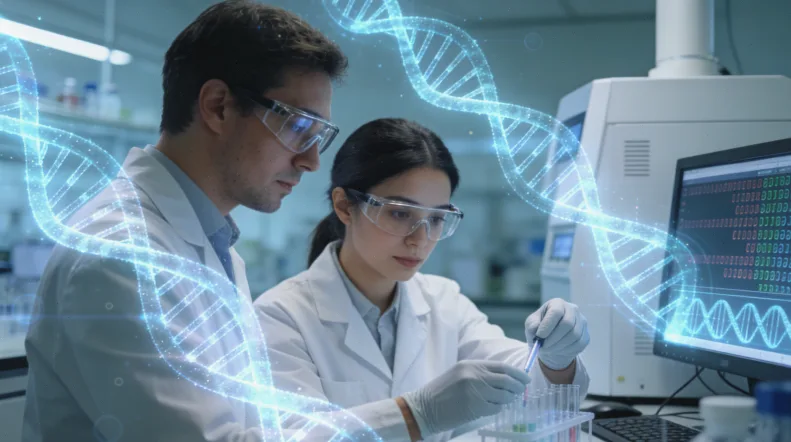 基因检测报告关键指标解读示意图