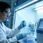 EGFR基因检测流程示意图