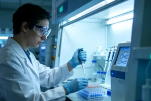 EGFR基因检测流程示意图