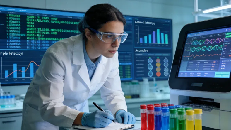 肠癌基因检测报告示意图