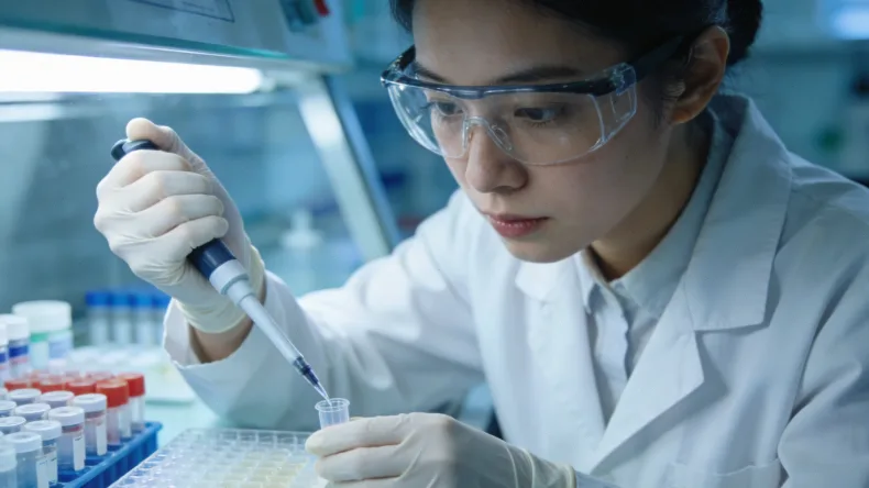 基因检测采样流程示意图