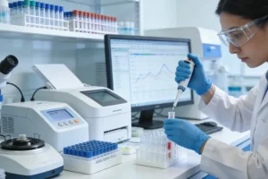 液体活检血液样本处理流程示意图