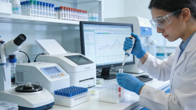 液体活检血液样本处理流程示意图