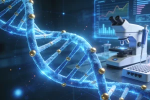 基因检测报告显示BRAF V600E突变结果特写