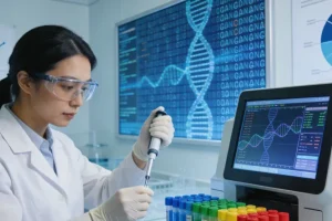 MSI检测实验室工作流程示意图