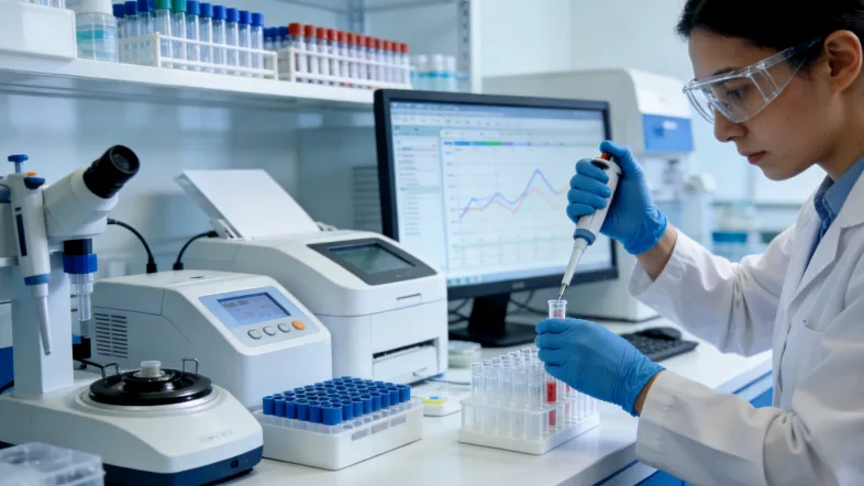 液态活检与传统活检区别示意图