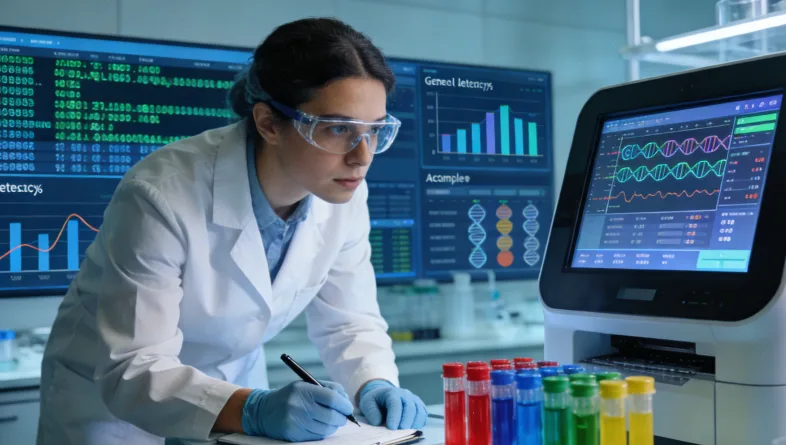 基因检测报告真伪对比图