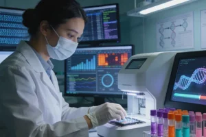 基因检测报告显示KRAS突变结果