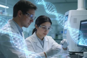 KRAS/NRAS基因检测流程示意图