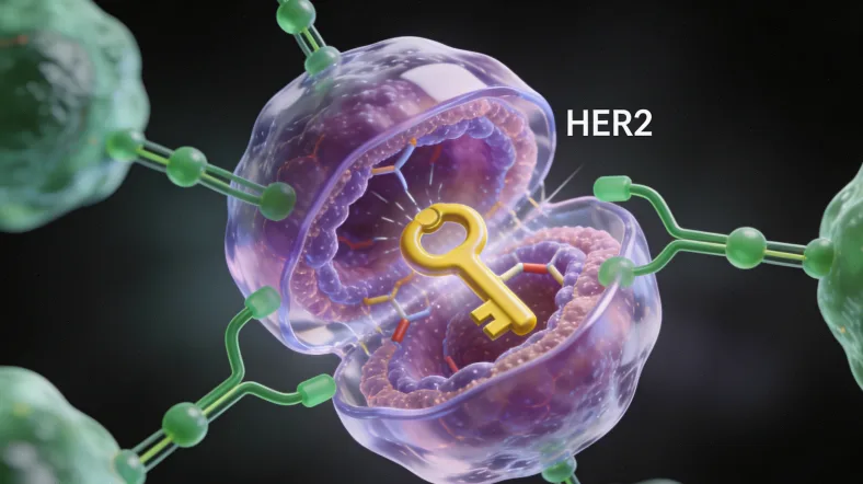 dMMR检测病理切片示意图