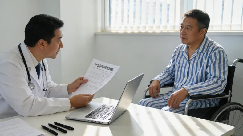 结肠镜检查过程示意图