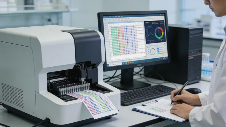 肠癌基因检测流程示意图