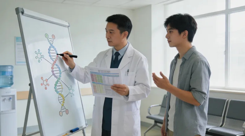 肠癌基因检测报告示例图