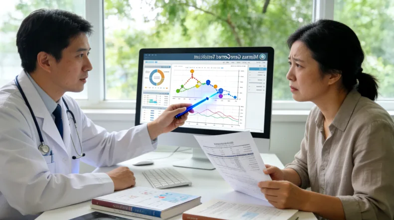 多学科团队讨论基因报告场景