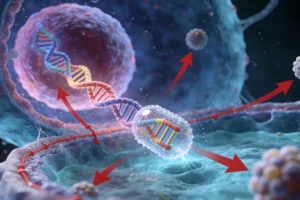 纳米孔测序原理示意图