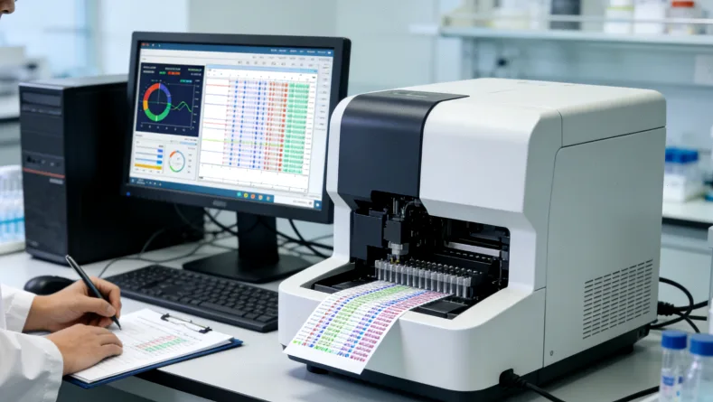 靶向基因检测报告显示特定基因突变结果