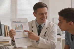 神经内科诊室中医患沟通基因检测场景