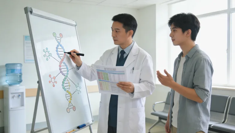 肝癌基因检测报告示例图