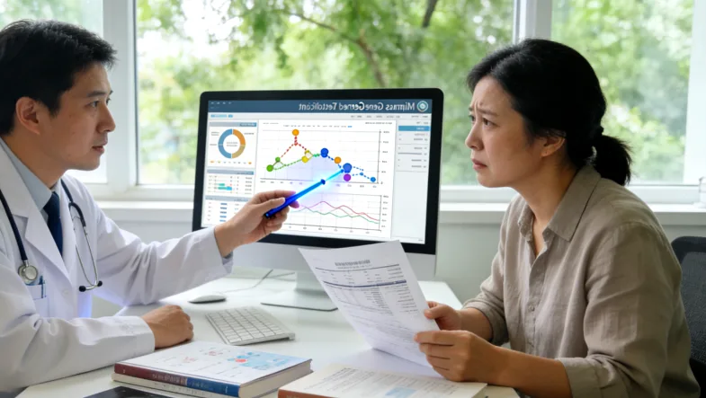 肿瘤进化过程中基因突变累积曲线