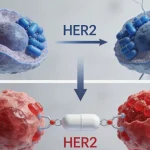 肝癌原发灶与复发灶基因差异示意图