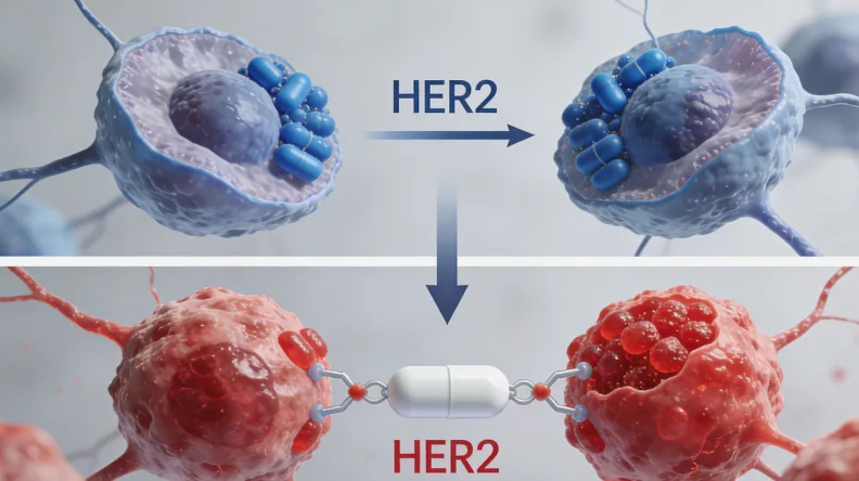 肝癌原发灶与复发灶基因差异示意图