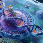 基因检测报告示意图，突出TMB和MSI结果栏位