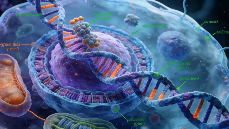 基因检测报告示意图，突出TMB和MSI结果栏位