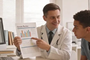 肝癌基因检测报告示意图