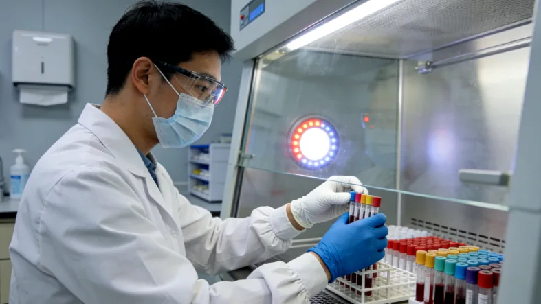 甲胎蛋白检测采血示意图