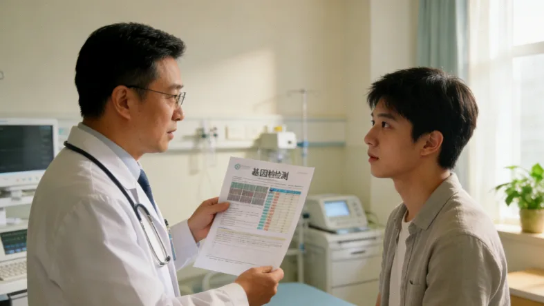 空腹抽血与进食后检测结果对比示意图