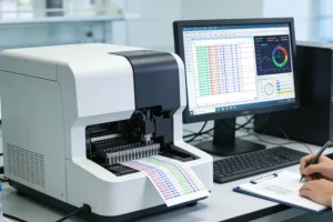 不同检测机构报告对比示意图