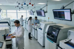 液体活检与组织活检流程对比图