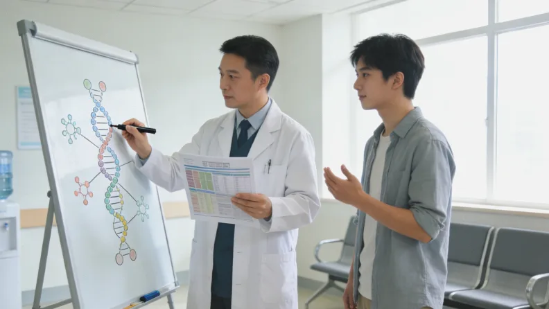 基因检测报告示意图解读