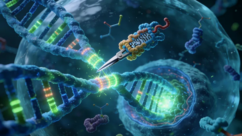 医生与患儿进行基因检测咨询