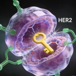 晚期肺癌患者接受基因检测示意图