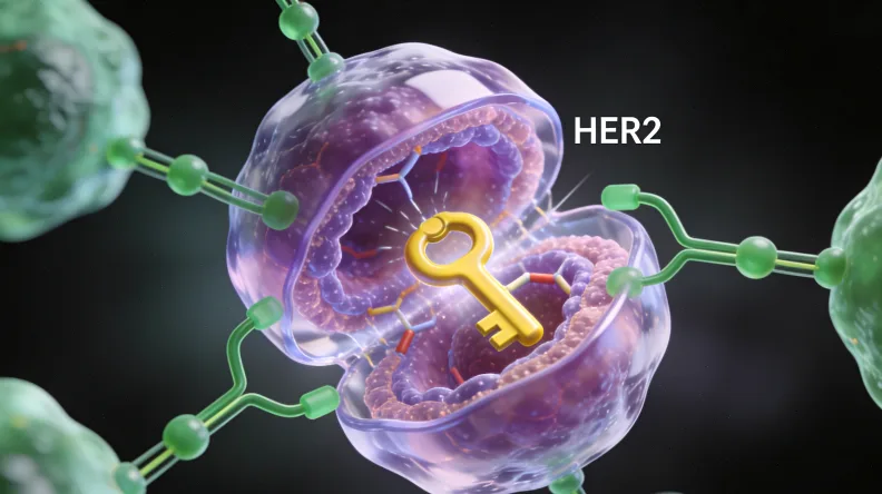 晚期肺癌患者接受基因检测示意图