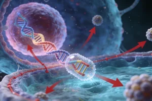 肺癌基因检测流程示意图