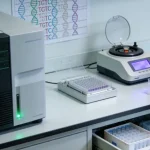 肺癌基因检测实验室工作场景